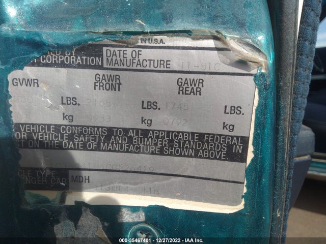 Chrysler Lebaron 1982 1C3BC41D6CG126419 Image 10
