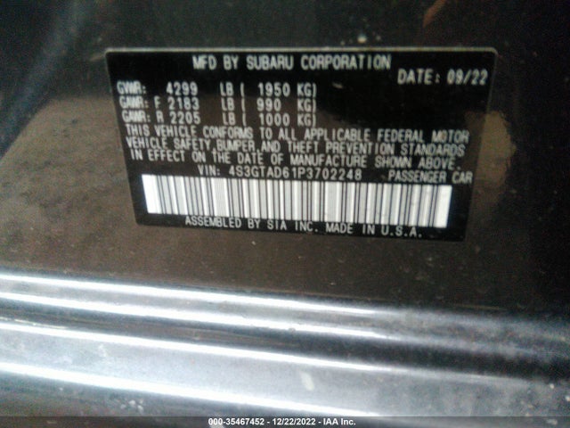 2023 Subaru Impreza, VIN: 4S3GTAD61P3702248