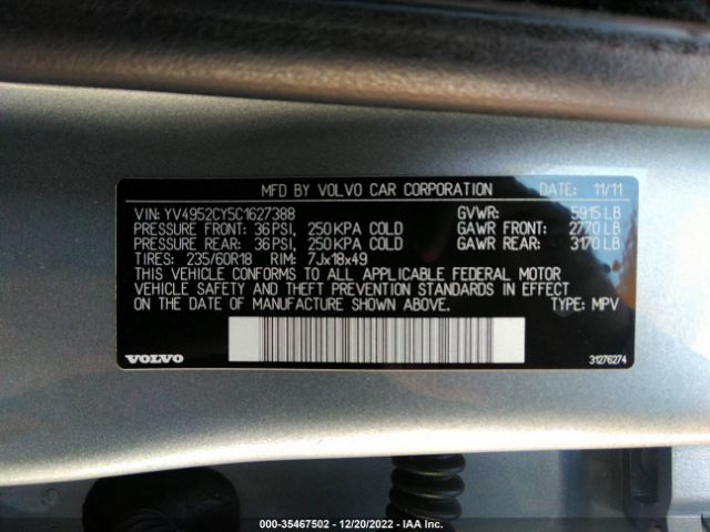 YV4952CY5C1627388 Volvo XC90