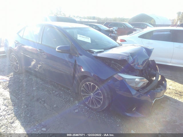 2014 TOYOTA COROLLA L/LE/S/S PLUS/LE PLUS VIN: 5YFBURHE4EP154340