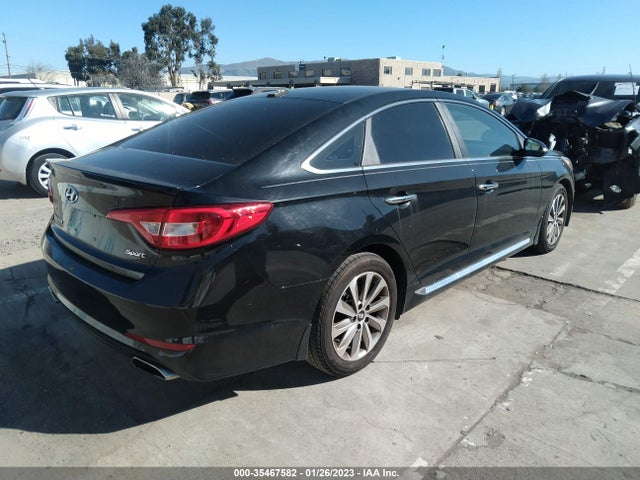 2016 HYUNDAI SONATA 2.4L SPORT VIN: 5NPE34AF8GH312099