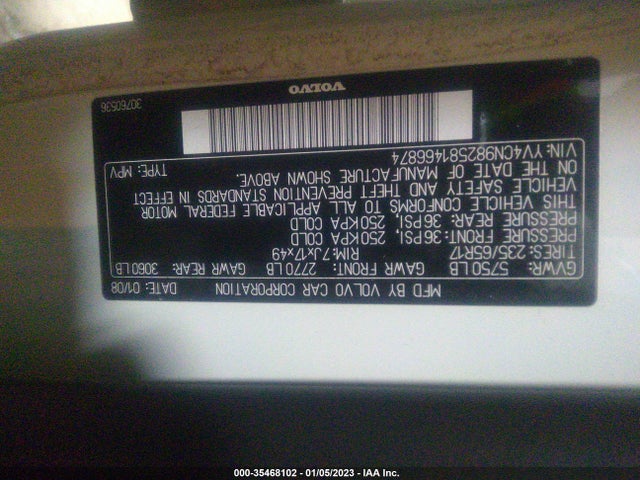 Volvo Xc90 I6 2008 YV4CN982581466874 Image 10