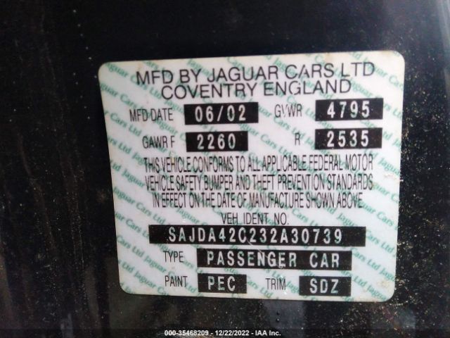 SAJDA42C232A30739 Jaguar XK8