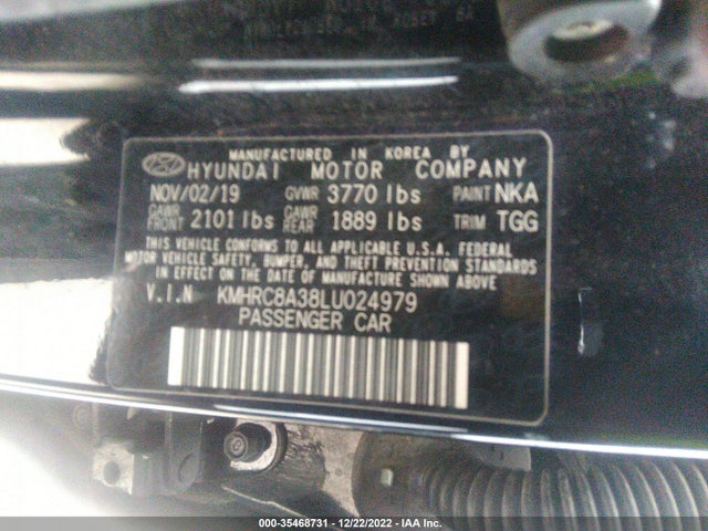 2020 Hyundai Venue, VIN: KMHRC8A38LU024979