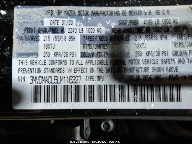 2020 Mazda CX-30, VIN: 3MVDMACL5LM116327