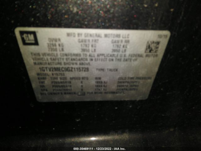 1GTV2MEC9GZ115728 GMC Sierra 1500 Sle