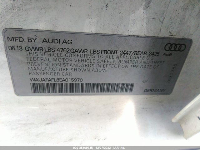 Audi A4 PREMIUM 2014 WAUAFAFL8EA015970 Image 9