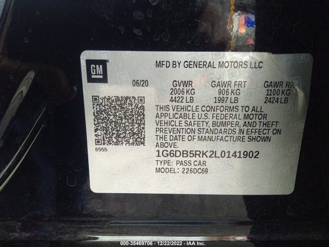 Cadillac Ct4 Premium Luxury 2020 1G6DB5RK2L0141902 Image 9