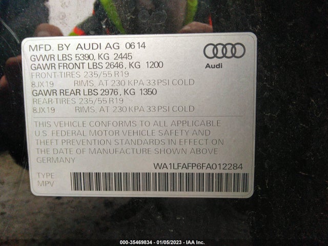 WA1LFAFP6FA012284 Audi Q5 Premium Plus