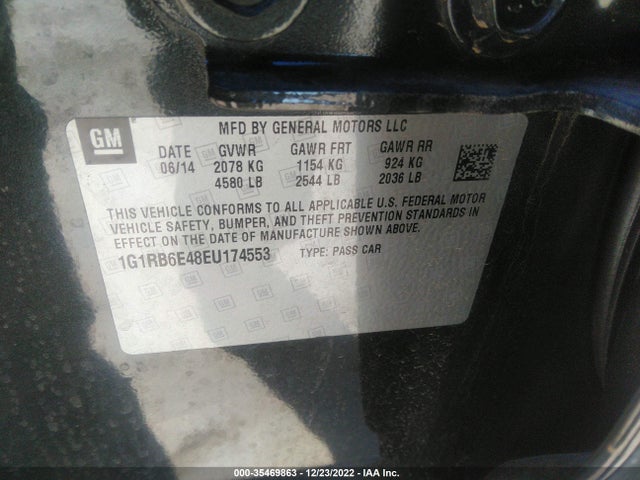 Chevrolet Volt 2014 1G1RB6E48EU174553 Image 9