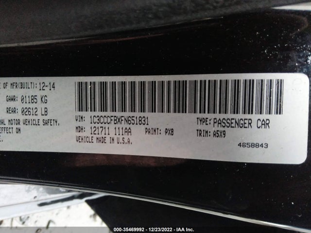 Chrysler 200 2015 1C3CCCFBXFN651831 Image 10