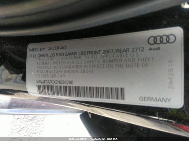 Audi A6 2.0t Premium 2014 WAUFFAFCXEN026290 Image 9