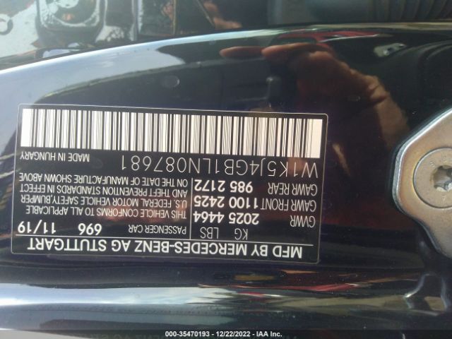 W1K5J4GB1LN087681 Mercedes-Benz Cla Cla 250