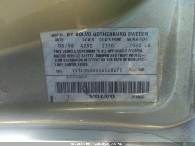 Volvo S70 1999 YV1LS56D6X2568275 Image 10