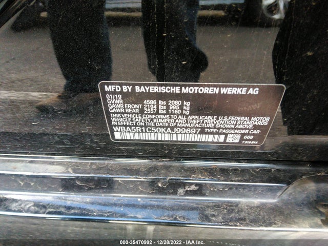 2019 BMW 3 Series, VIN: WBA5R1C50KAJ99697