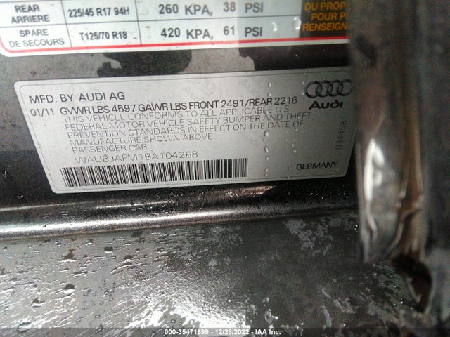 WAUBJAFM1BA104268 Audi A3 2.0 Tdi Premium