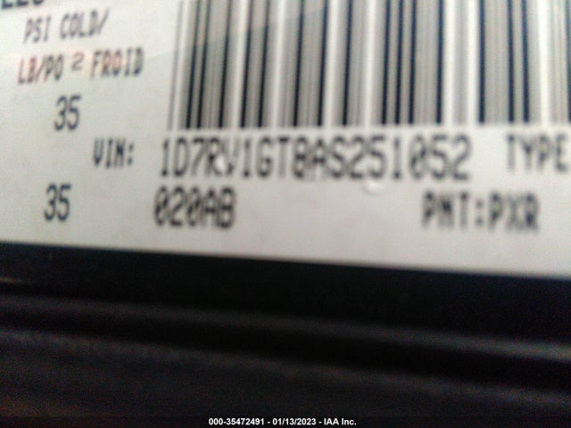 Dodge Ram 1500 Slt 2010 1D7RV1GT8AS251052 Image 9