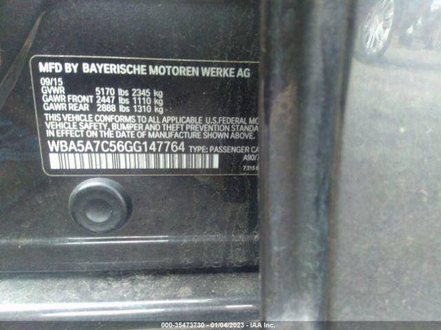 WBA5A7C56GG147764 BMW 5 Series 528i Xdrive