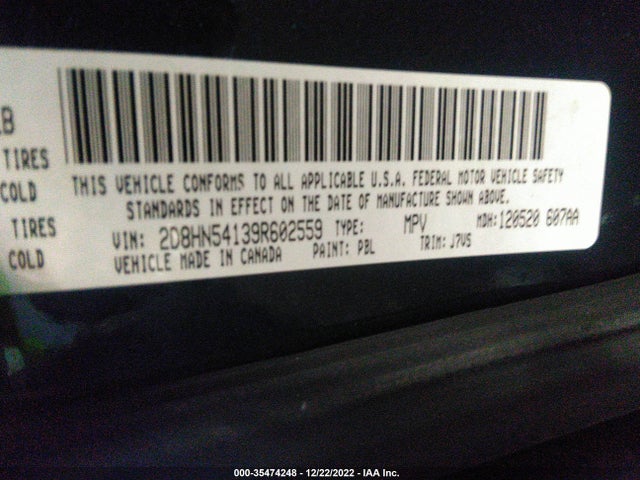Dodge Grand Caravan Sxt 2009 2D8HN54139R602559 Image 10