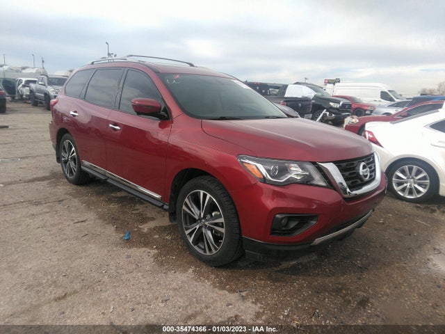 2017 NISSAN PATHFINDER PLATINUM VIN: 5N1DR2MN5HC609941
