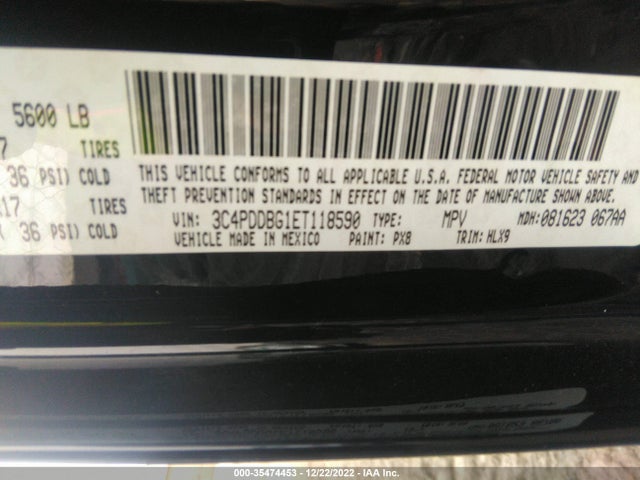 Dodge Journey Sxt 2014 3C4PDDBG1ET118590 Image 9