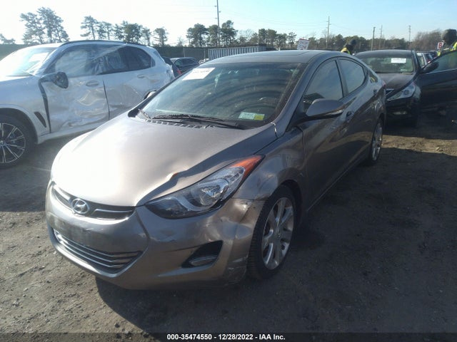 2013 HYUNDAI ELANTRA LIMITED PZEV VIN: 5NPDH4AE2DH389390