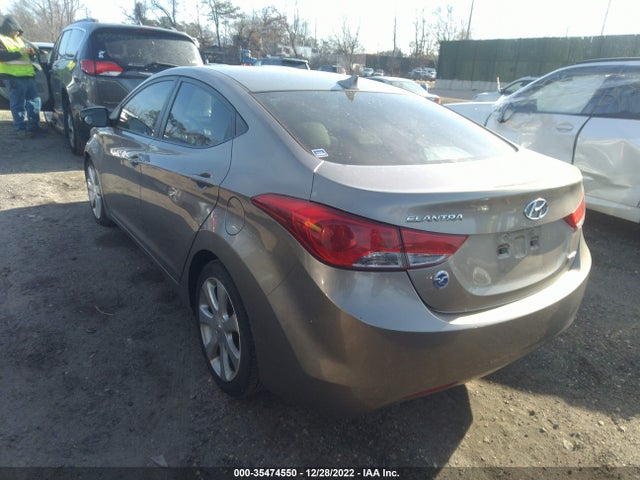 2013 HYUNDAI ELANTRA LIMITED PZEV VIN: 5NPDH4AE2DH389390