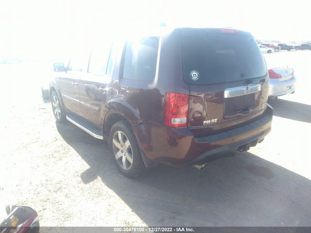 2015 HONDA PILOT TOURING VIN: 5FNYF4H95FB011016