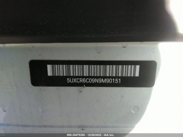 5UXCR6C09N9M90151 BMW X5 Xdrive40i