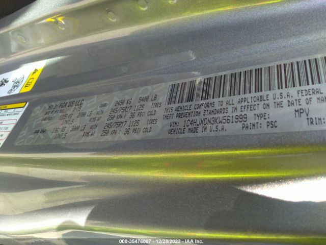 1C4HJXDN3KW561999 Jeep Wrangler Unlimited Sport S