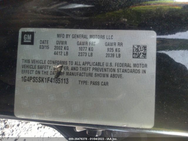 1G4PS5SK1F4185113 Buick Verano Leather Group