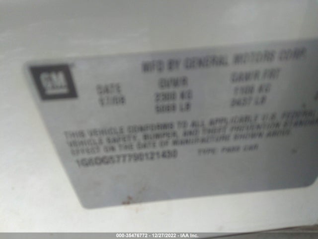 Cadillac Cts Awd W/1sa 2009 1G6DG577790121430 Image 10