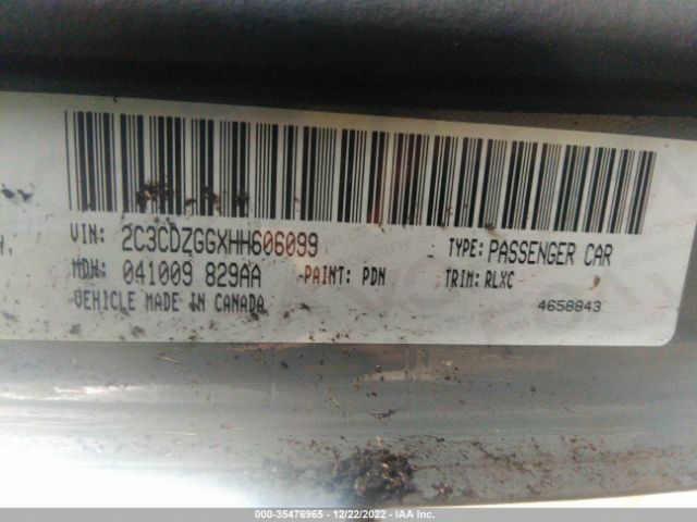 2C3CDZGGXHH606099 Dodge Challenger Gt