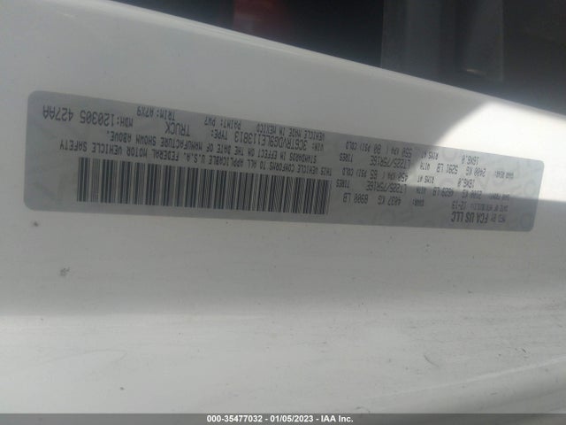 2020 Ram Promaster, VIN: 3C6TRVDG9LE113813