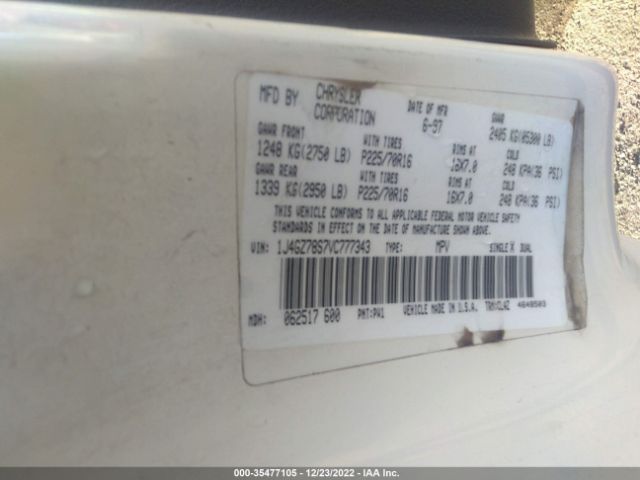 1J4GZ78S7VC777343 Jeep Grand Cherokee Limited
