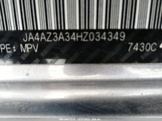 JA4AZ3A34HZ034349 Mitsubishi Outlander Se