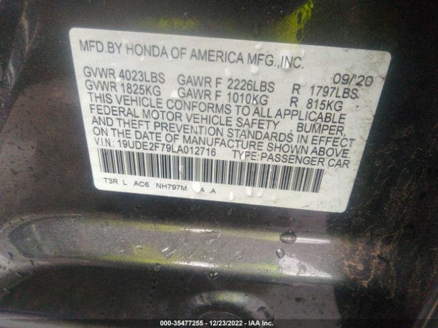 19UDE2F79LA012716 Acura Ilx Pkg