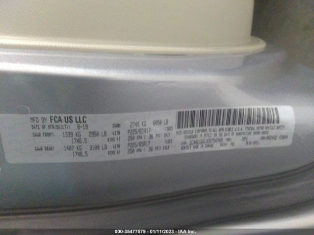 2C4RDGBG1KR754709 Dodge Grand Caravan Se