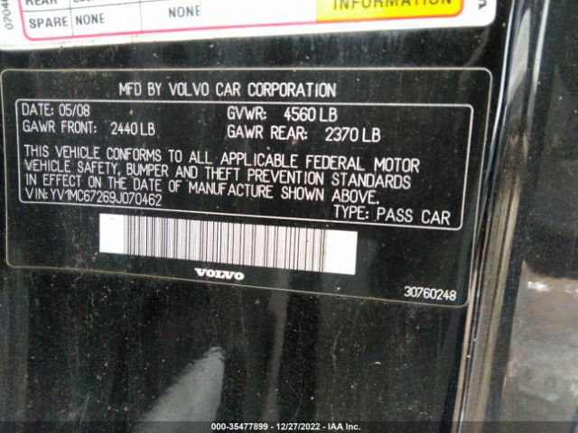 YV1MC67269J070462 Volvo C70