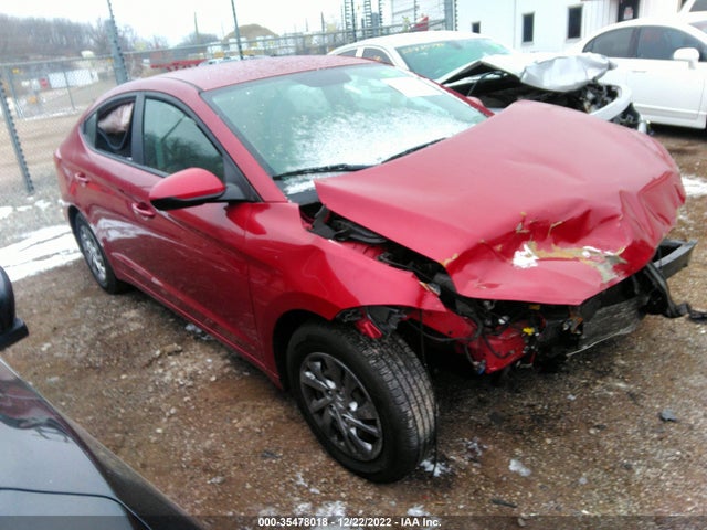 2017 HYUNDAI ELANTRA SE VIN: KMHD74LF1HU397626