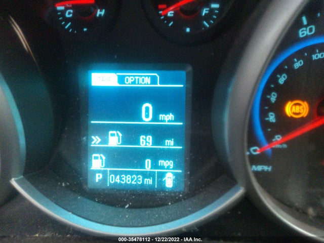 2015 CHEVROLET CRUZE LT VIN: 1G1PC5SB3F7283536