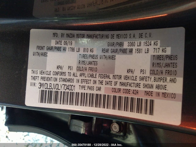 2020 Toyota Yaris, VIN: 3MYDLBJV0LY704001