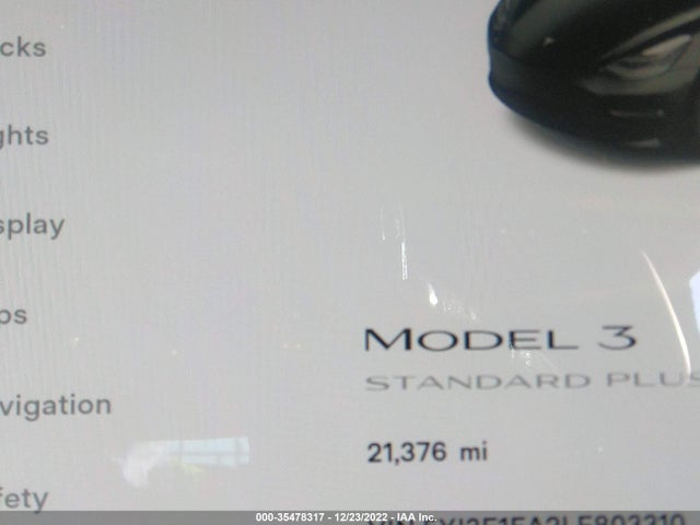 Tesla MODEL 3 2020 5YJ3E1EA2LF803310 Image 8