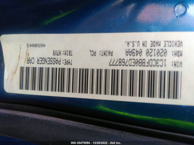 Dodge Dart 2014 1C3CDFBB0ED768777 Image 10