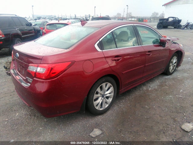 2016 SUBARU LEGACY 2.5I PREMIUM VIN: 4S3BNAC66G3037224