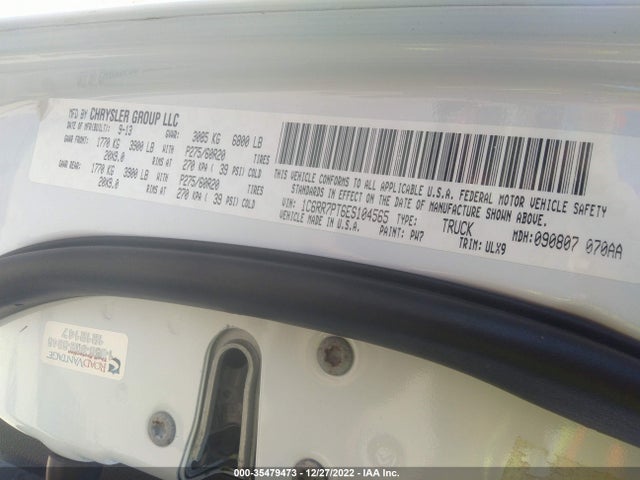 1C6RR7PT6ES104565 RAM 1500 Longhorn Limited