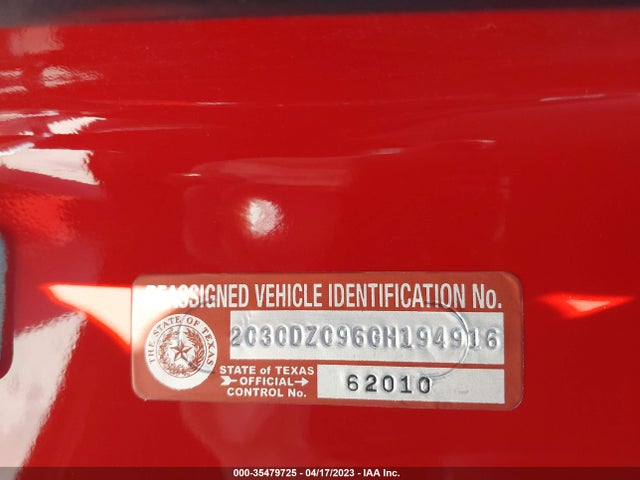 Dodge Challenger Srt Hellcat 2016 2C3CDZC96GH194916 Image 9