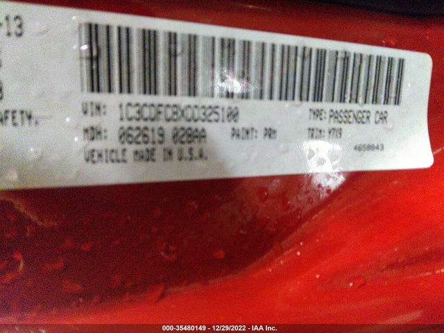 Dodge DART GT 2013 1C3CDFCBXDD325100 Image 10