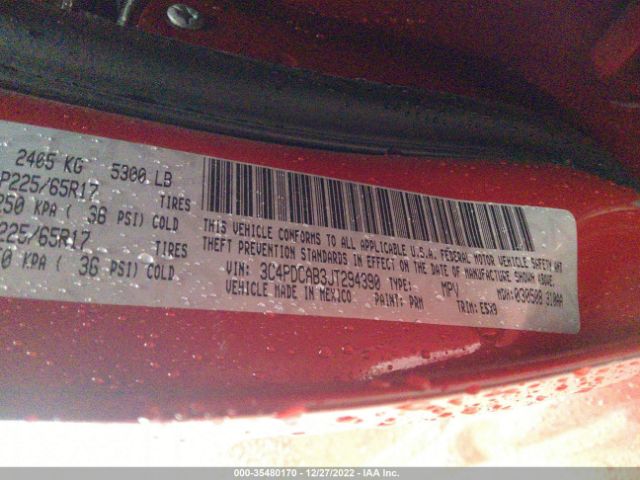2018 DODGE JOURNEY 3C4PDCAB3JT294390 Photo 8