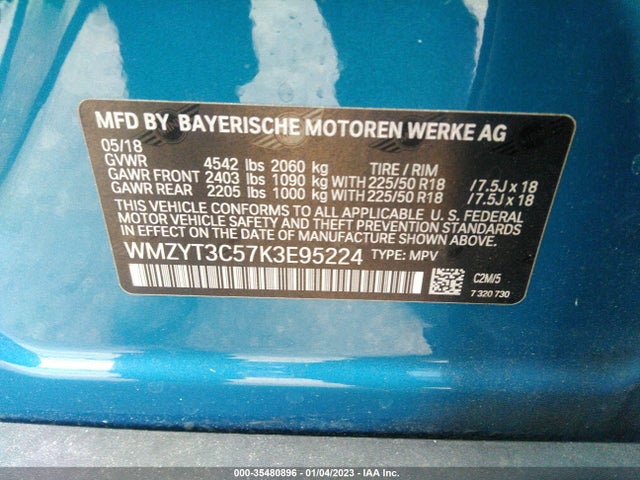 WMZYT3C57K3E95224 Mini Countryman Cooper S